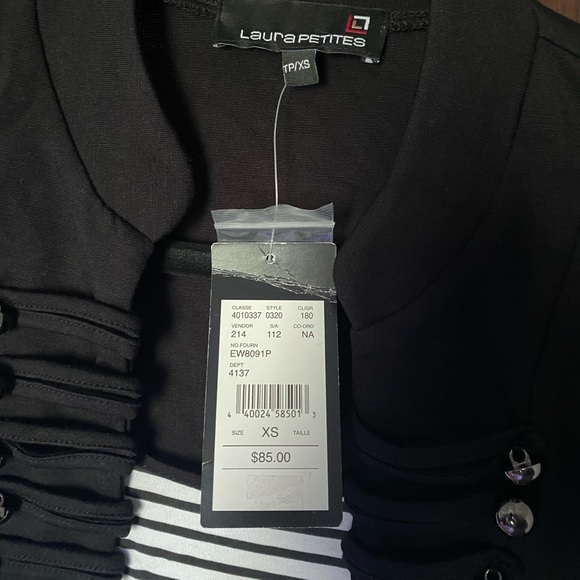 Laura Petite | Mini Dress with Attached Jacket - Picture 3 of 3